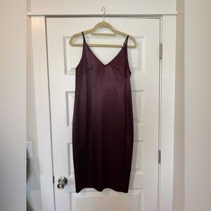 Elegant Purple Slip Dress
